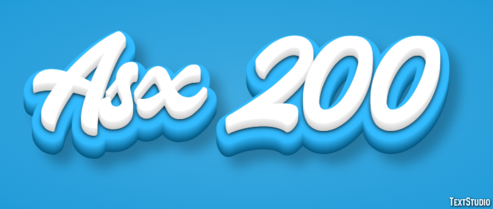 Asx 200 Efecto de Texto