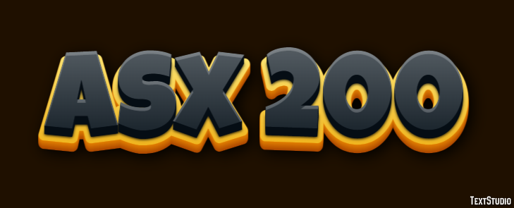Asx 200 Efecto de Texto
