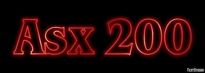 Asx 200 Efecto de Texto