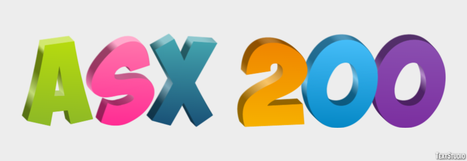 Asx 200 Efecto de Texto