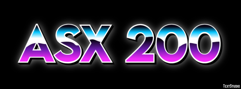 Asx 200 Efecto de Texto