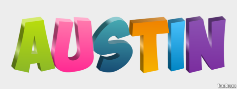 Austin Text effect