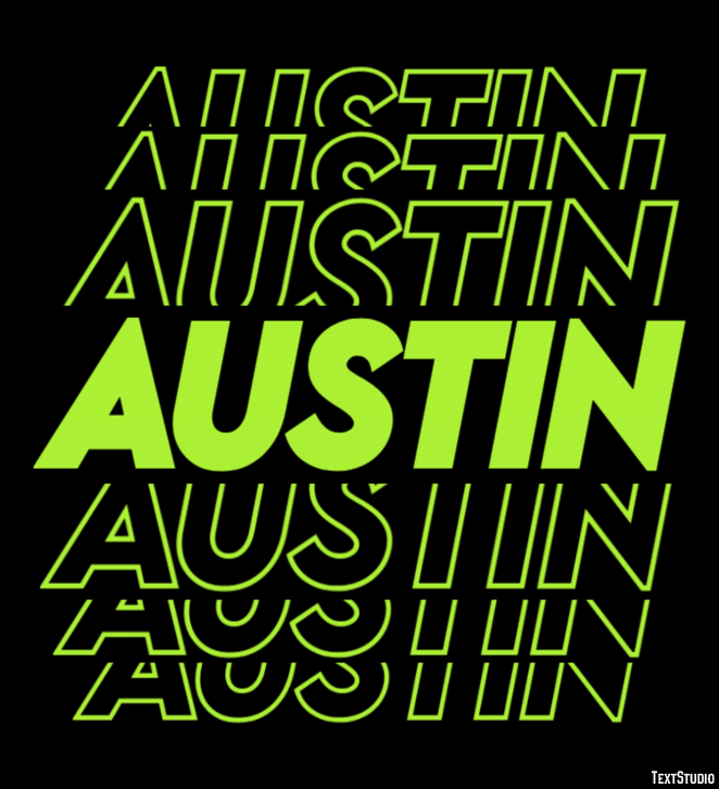 Austin Texteffekt