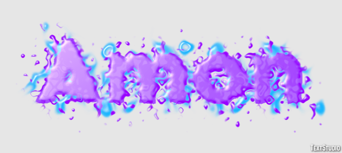 Amon Text effect
