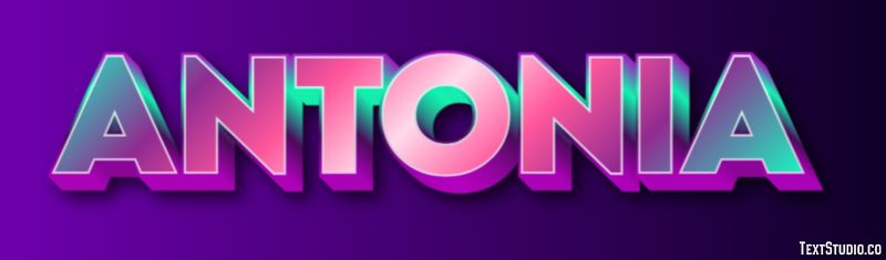 Antonia Texteffekt