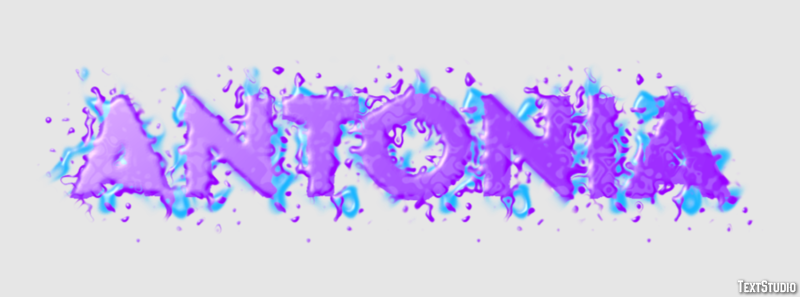 Antonia Text effect