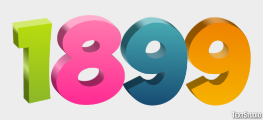 1899 Effetto testo