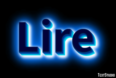 Lire テキスト効果