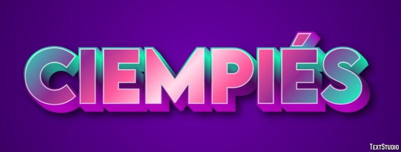 Ciempiés Efecto de Texto