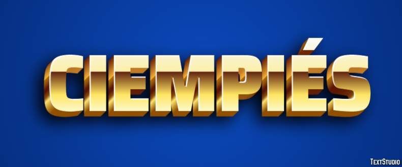 Ciempiés Texteffekt