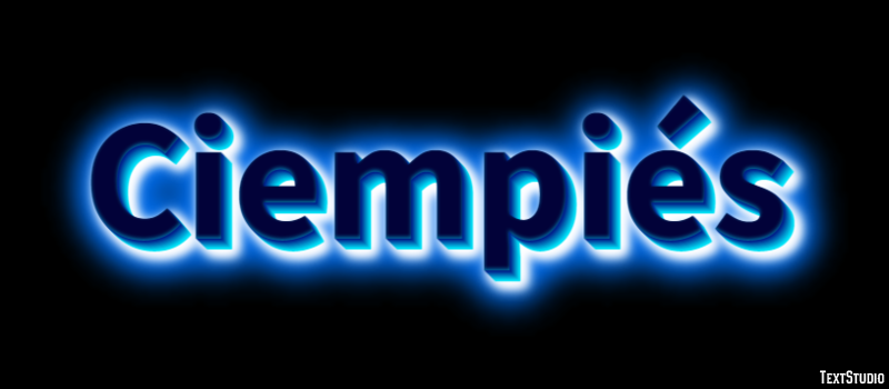 Ciempiés Efecto de Texto