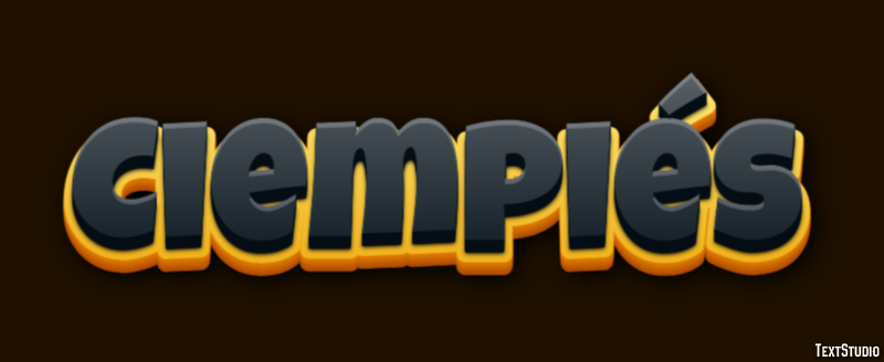Ciempiés Texteffekt