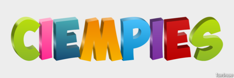 Ciempiés Efecto de Texto