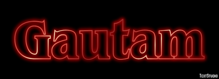 Gautam Texteffekt