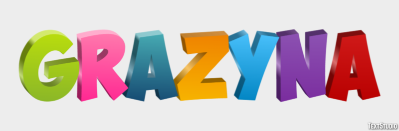 Grażyna Efekt tekstowy