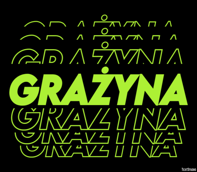 Grażyna Efekt tekstowy