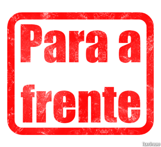 Para a frente Efeito de texto