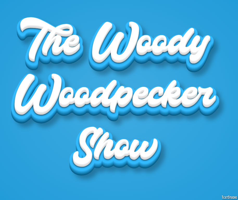 The Woody Woodpecker Show Text Effect