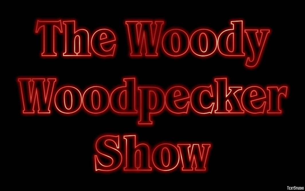 The Woody Woodpecker Show Text Effect