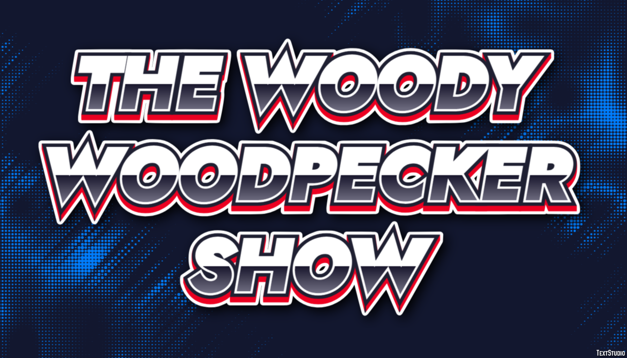 The Woody Woodpecker Show Text effect