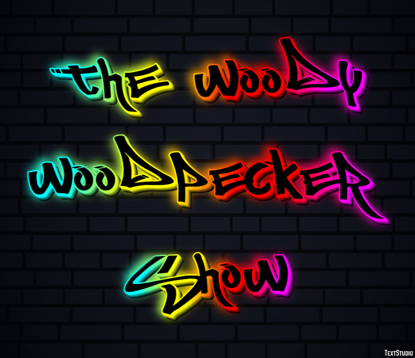 The Woody Woodpecker Show Text Effect