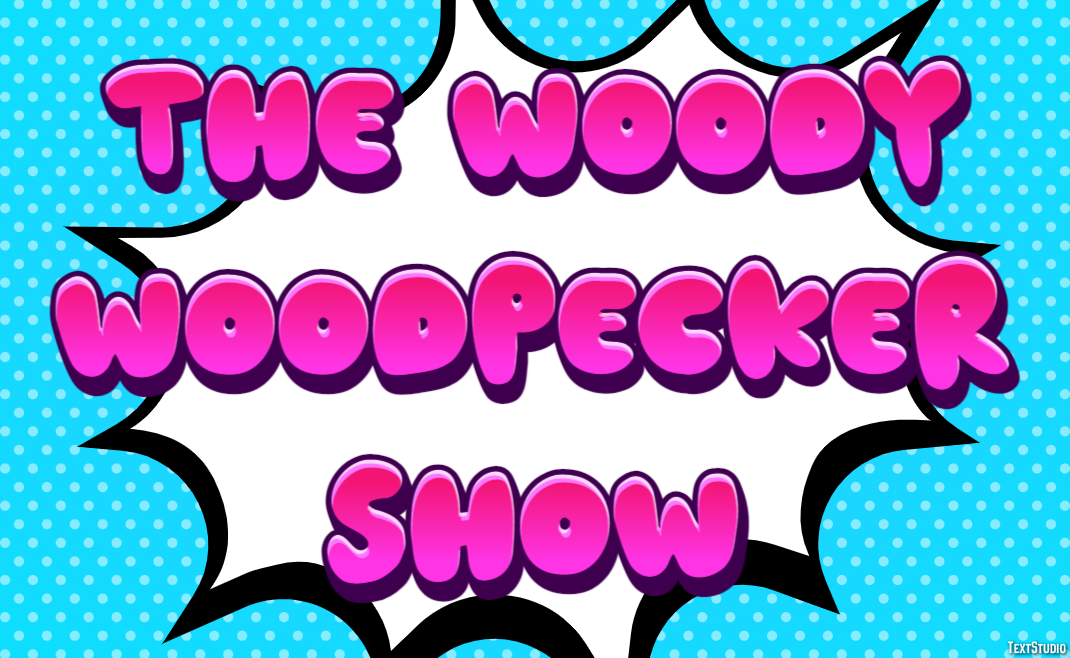 The Woody Woodpecker Show Text Effect