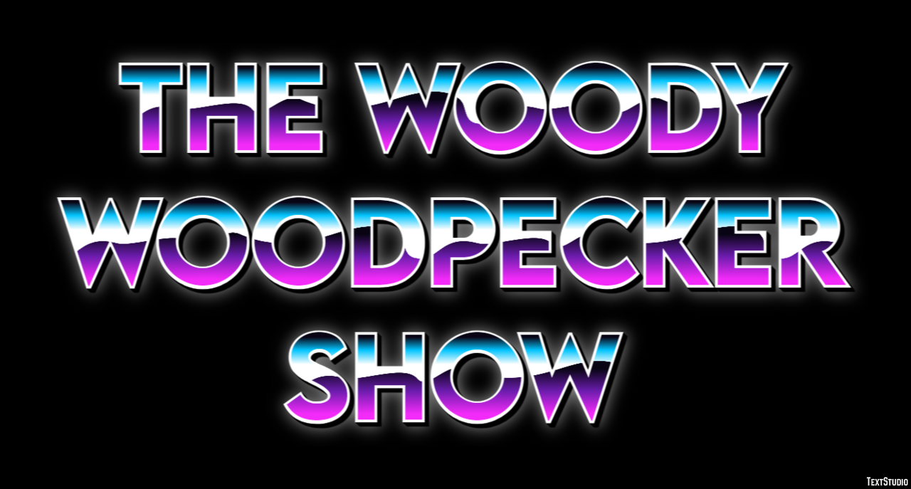 The Woody Woodpecker Show Text Effect
