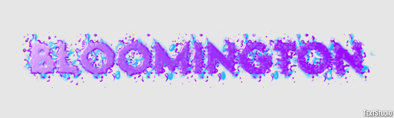 Bloomington Text Effect