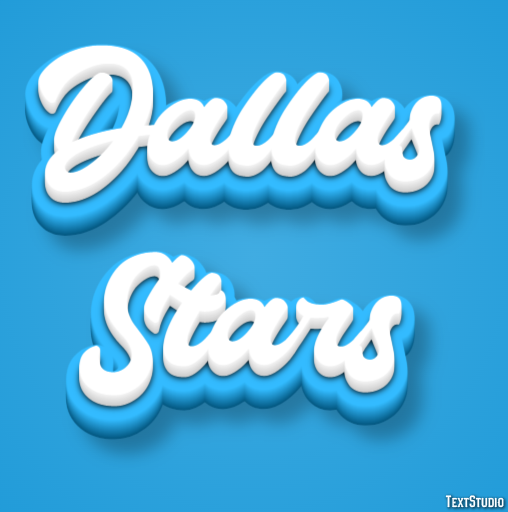 Dallas Stars Efecto de Texto