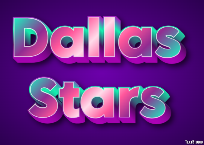 Dallas Stars Metin efekti