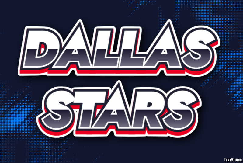 Dallas Stars Metin Efekti