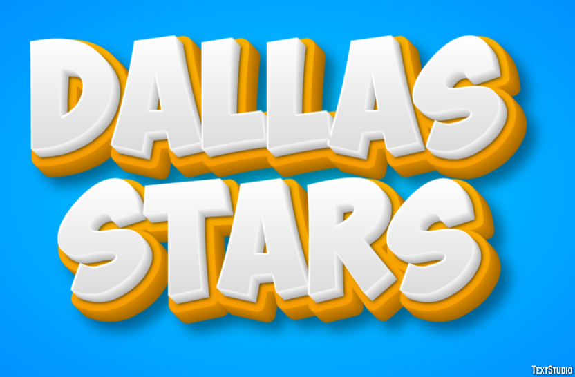 Dallas Stars Metin Efekti