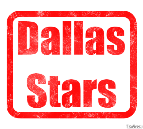 Dallas Stars Metin efekti