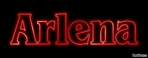 Arlena Text effect
