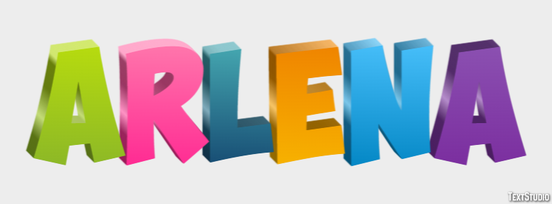 Arlena Text effect