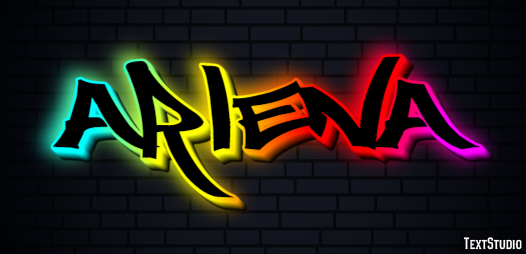 Arlena Text effect