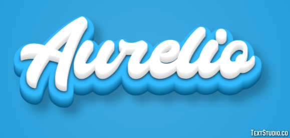 Aurelio テキスト効果
