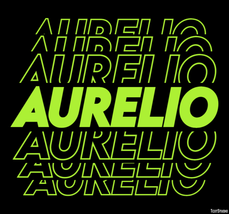 Aurelio テキスト効果