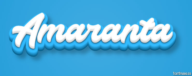 Amaranta Efecto de texto