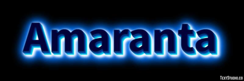 Amaranta Efecto de texto