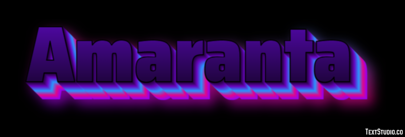 Amaranta Efecto de texto