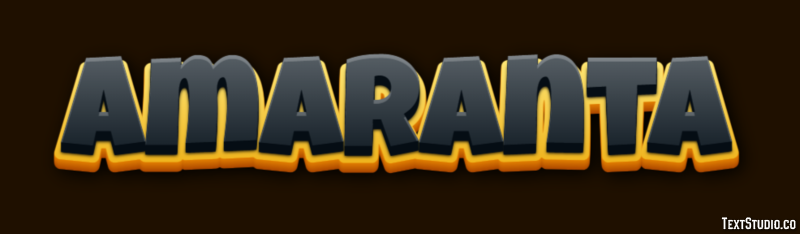 Amaranta Efecto de texto