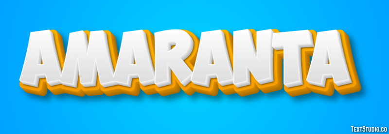 Amaranta Efecto de texto