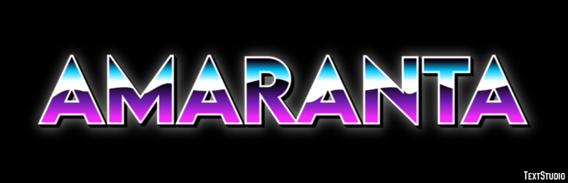 Amaranta Efecto de texto