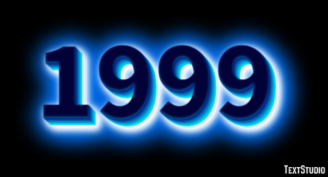 1999 Text Effect