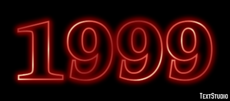 1999 Text Effect