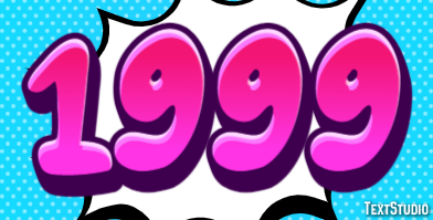 1999 Text Effect