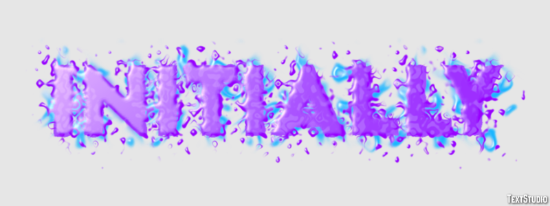 Initially Efeito de texto