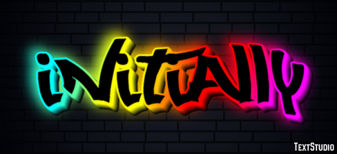 Initially Text Effect