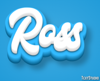 Ross Efecto de texto